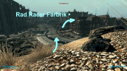 Bild 5 - Richtung Rad Racer Fabrik